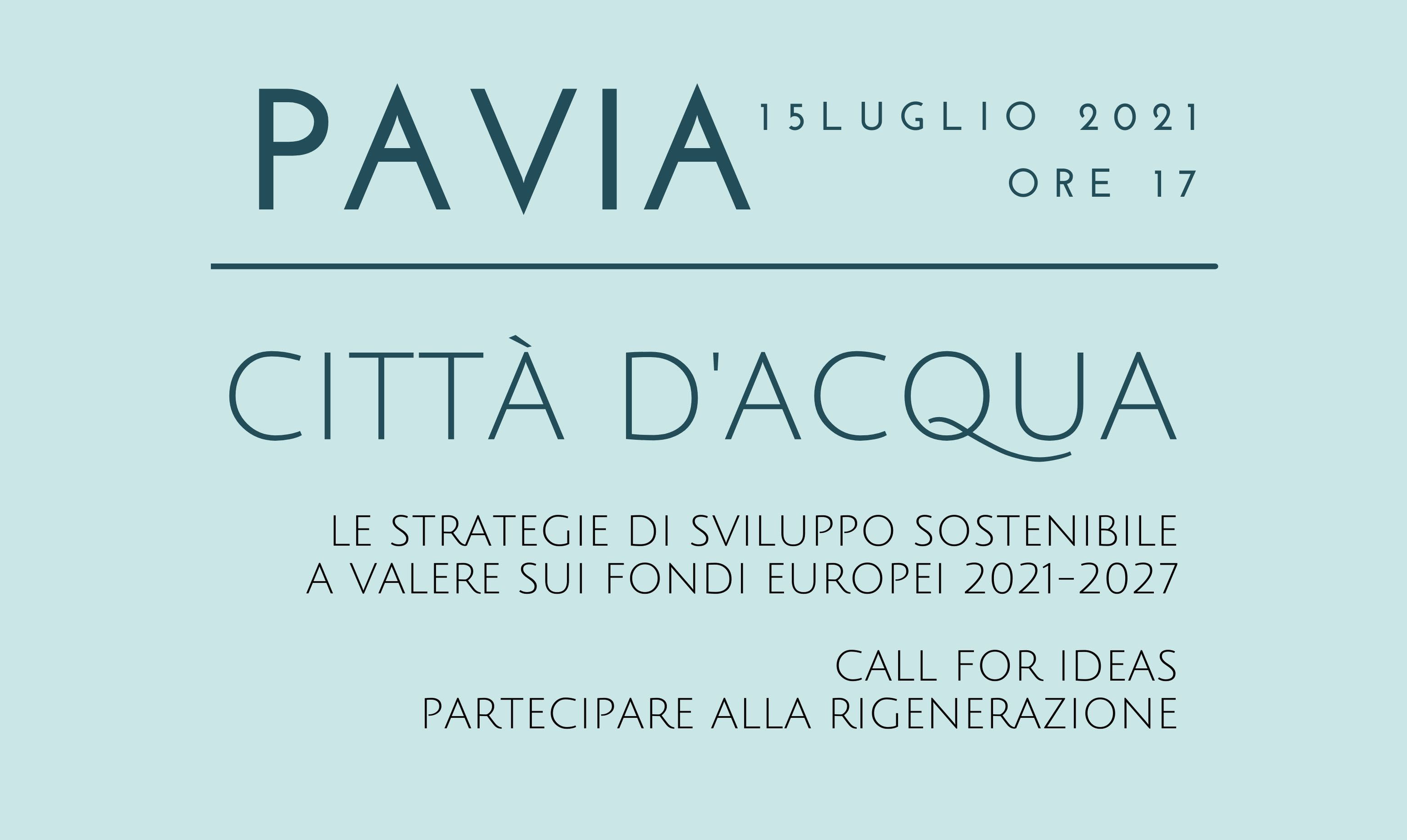 Pavia Citt d'Acqua - Presentazione