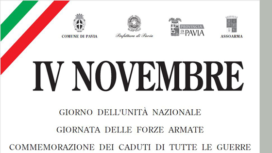 4 novembre Pavia