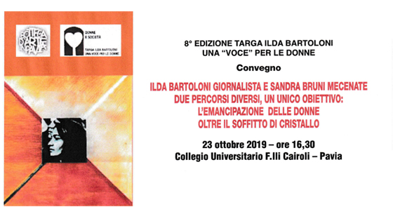 8^ edizione "Targa Ida Bartoloni" e Mostra "Arte in bottega arte delle mani"
